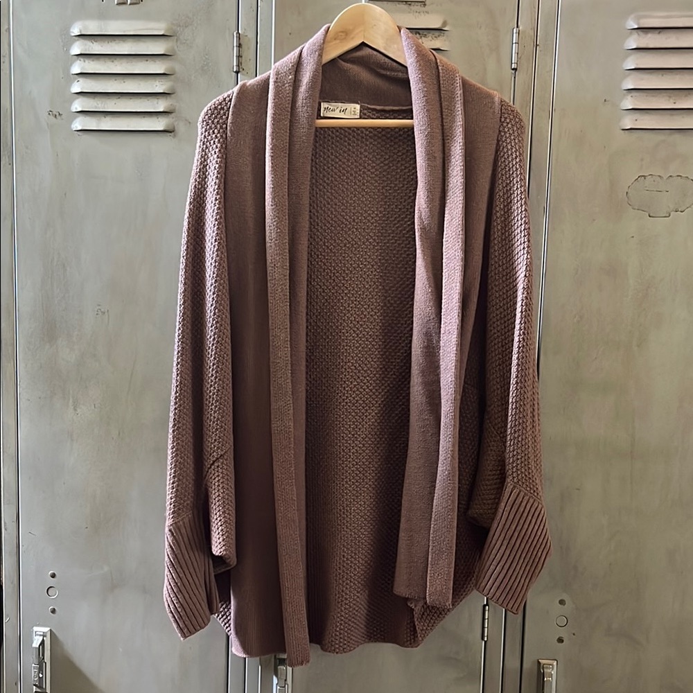 Cozy Brown Cardigan Sweater